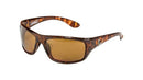 Mustad Hank Parker Polarized Sunglasses-Tortoise Frame with Amber Lens-HP100A-3