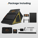 San Hima Kalbarri Lite Rooftop Tent Hardshell+200W Shingled Solar Panel+Rack