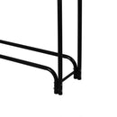 Firewood Storage Rack Fireplace Tool Wood Holder 300kg Heavy Duty 123X33X126cm