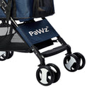 PaWz Large Pet Stroller Dog Cat Carrier Travel Pushchair Foldable Pram Navy