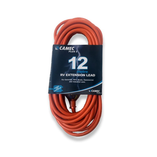 Camec 12M 15A Extension Lead Caravan Camper Trailer Motorhome RV