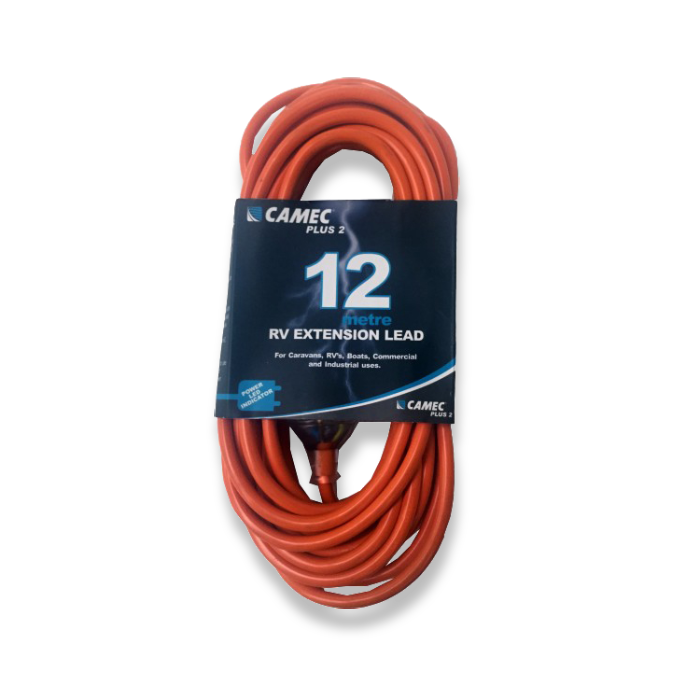 Camec 12M 15A Extension Lead Caravan Camper Trailer Motorhome RV