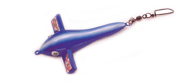 10 Inch Williamson Exciter Bird Big Game Teaser Lure - Blue