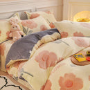 Winter Bliss: Double-Sided Velvet Duvet Cover for Cozy Comfort