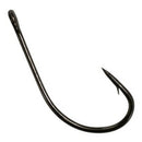 5 Packets of Eagle Claw Lazer Sharp L3071 Maruseigo Black Platinum Fishing Hooks
