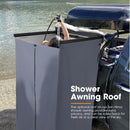San Hima Shower Awning Tent Instant Fold-Out Ensuite & 8L Gas Hot Water Heater