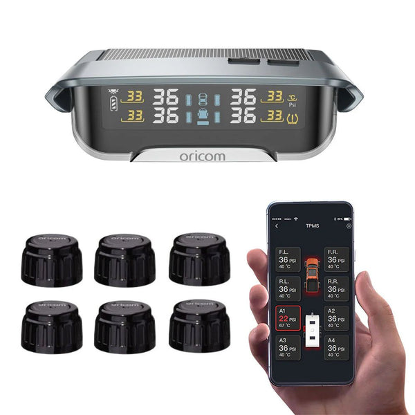 Oricom APP DIY TPMS W Multicolour Display - 6 External Sensor