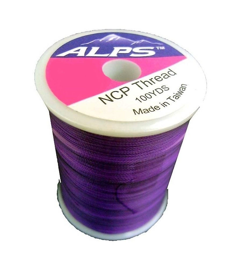 Alps 100yds of Purple Rod Wrapping Thread - Size A (0.15mm) Rod Binding Cotton