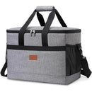 32L Large Soft Cooler Bag with Hard Liner Grey