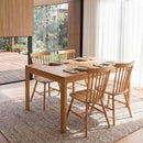 Levede 4x Dining Chairs Kitchen Windsor Chair Natural Wood Cafe Lounge Seat Oak