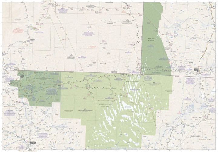 Hema Map - Great Desert Tracks - Simpson Desert