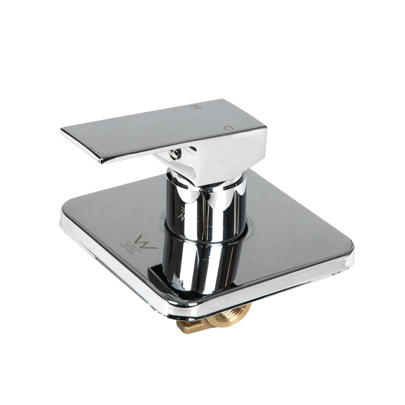 Dutxa Brass Shower Mixer Tap Cold Hot Bathroom Laundry Faucet Valve Chromed