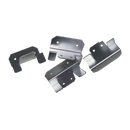 Sphere Solar Panel Mounting Bracket Kit - 4Pce Silver with M6 NUT/BOLTS