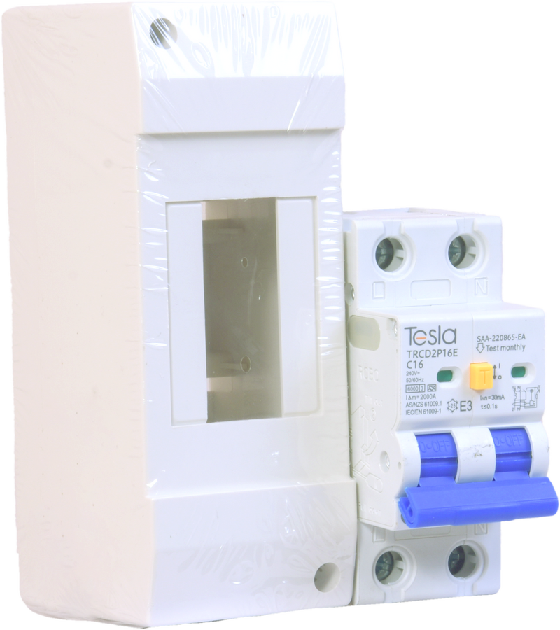 16Amp RCBO Double Pole Circuit Breaker