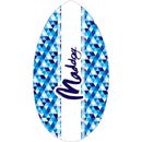 Maddog Wedge Plywood Skim Board 37" Inch Blue Arrow Pattern