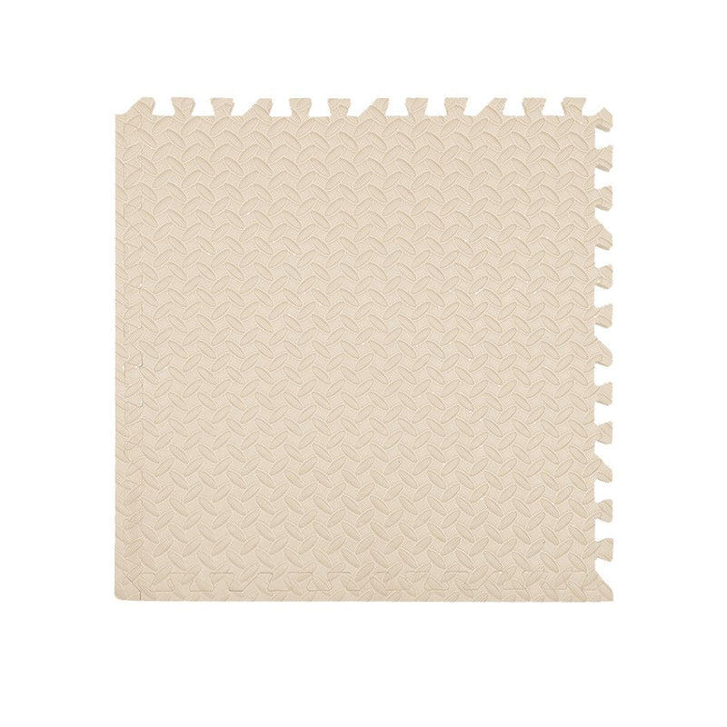 Bopeep EVA Foam Kids Play Mat Floor Kid Crawling Interlocking Home White 60x60