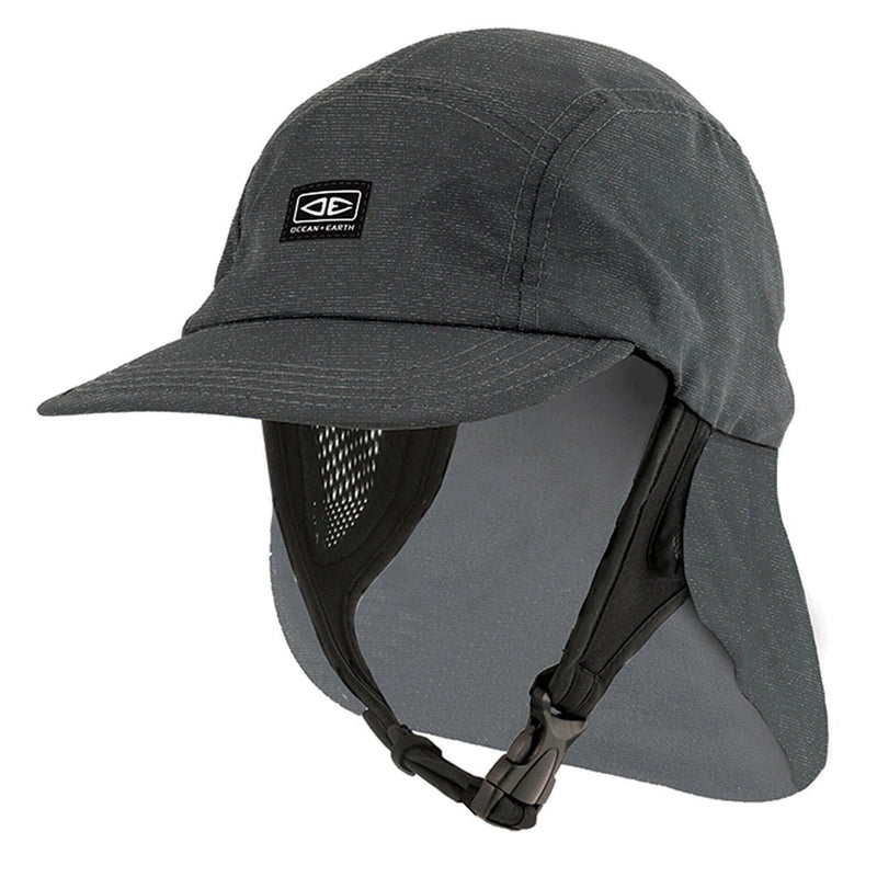 Ocean & Earth Indo 5-Panel Legionnaire Cap Hat Sizes S/M L/XL (Charcoal)