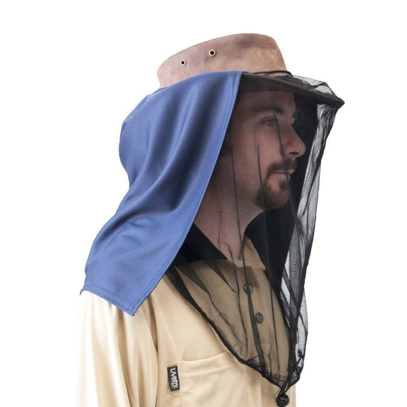 Uveto Micro Mesh Net 'N Shade Hat Attachment for Sun Protection - Navy