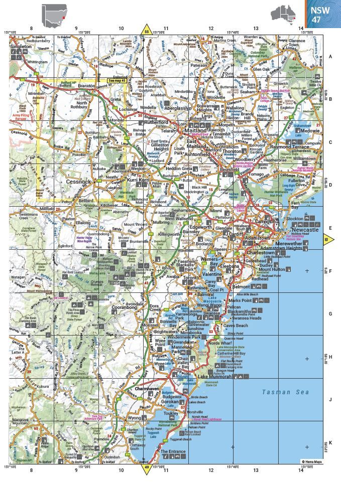 AUSTRALIAN HANDY ROAD AND 4WD ATLAS SPIRAL 184 X 248