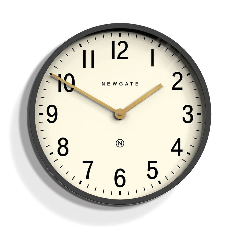 Newgate Mr Edwards Clock Matte Blizzard Grey