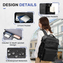 Vacuum Compression Travel Backpack with Pump Black