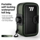 0.5L Seamless Waterproof Mini Bicycle Saddle Bag 600D TPU Green