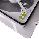 MaxxFan Plus with Thermostat, Power Lift, Rain Sensor and Remote, 356x356mm