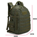 35L Waterproof Camo Hiking Backpack Green