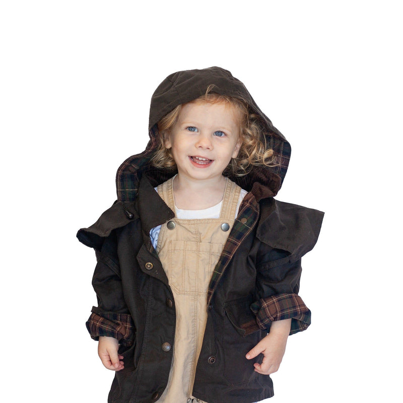 Didgeridoonas The Murray Toddlers Oilskin Winter Coat Jacket (For 1 - 4 years)