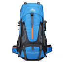 70L Camping Backpack Tear-Resistant Rucksack Blue