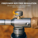 Three-Stage Outdoor Gas Burner Torch Silver