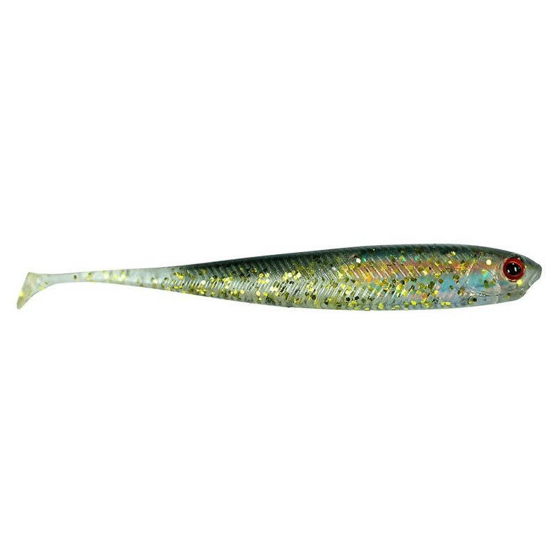 5 Pack of 130mm Zerek Live Flash Minnow Wriggly Soft Plastic Fishing Lure