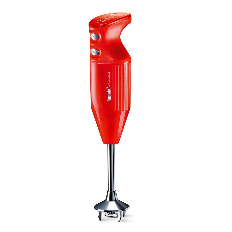 Bamix Mono 140W Electric Hand Stick Blender Beat/Shred/Chop Mixer w/Beaker Red