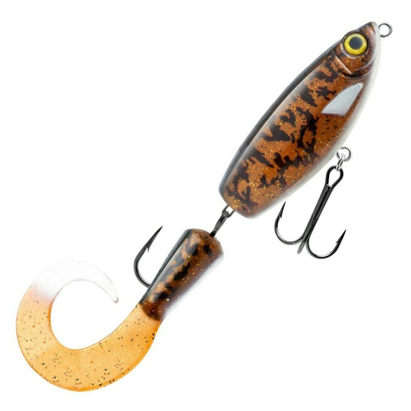 21cm Storm RIP Seeker Jerk Rigged Fishing Lure With Spare Tail - Burbot UV