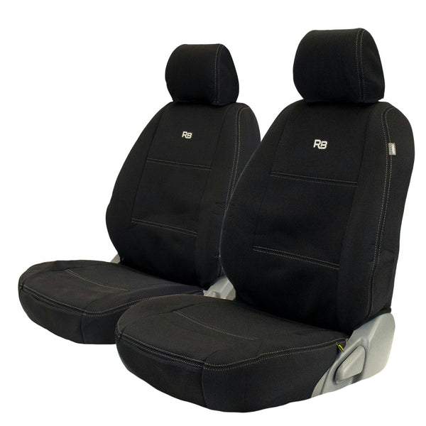 Razorback 4x4 GP4 Standard Neoprene 2x Front Seat Covers Suitable for a Toyota Hilux 7th Gen (N70) STANDARD SEAT