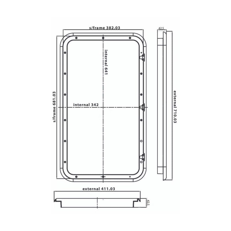 Coast Door 10 - White Tunnel Boot Door 710 x 411 (M500-190)