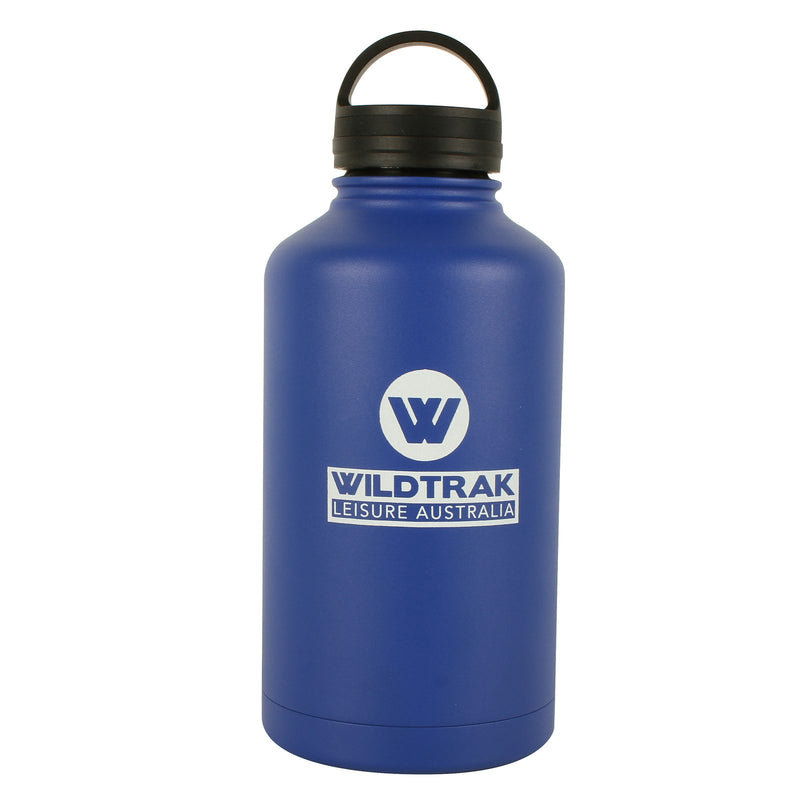 Wildtrak Travel 1.9L Vacuum Insulated Flask Water Drink Bottle Container Orange