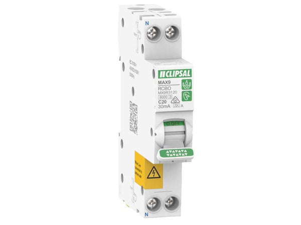 Clipsal MAX9 Residual Current Breaker with Overcurrent Protection (RCBO)