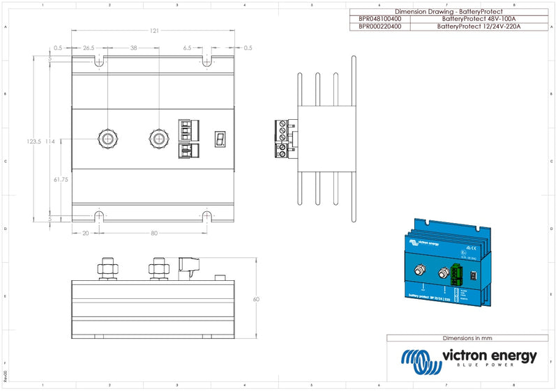 Victron Battery Protect 12/24V-220A Low Voltage Disconnect