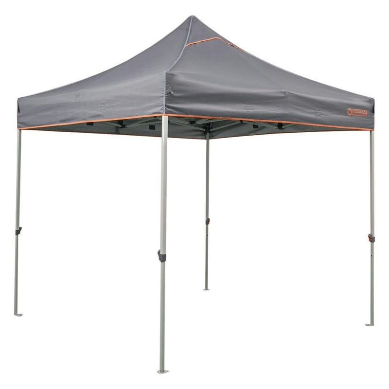 Wildtrak Outdoor 3x3m Portable Gazebo/Shelter Premium 3.0 Adjustable Height Grey