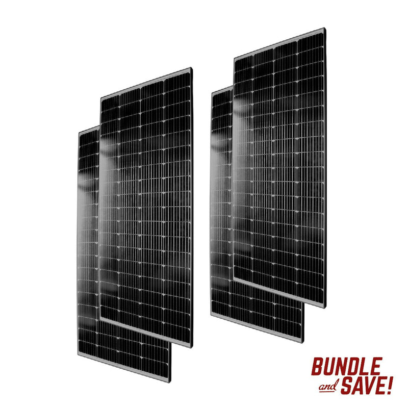 4x Exotronic 225W Fixed Solar Panel - Shade Resistant