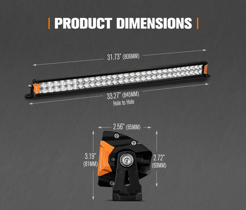 Rigel Series 30inch Osram LED Light Bar 1Lux @ 612m 22,644 Lumens