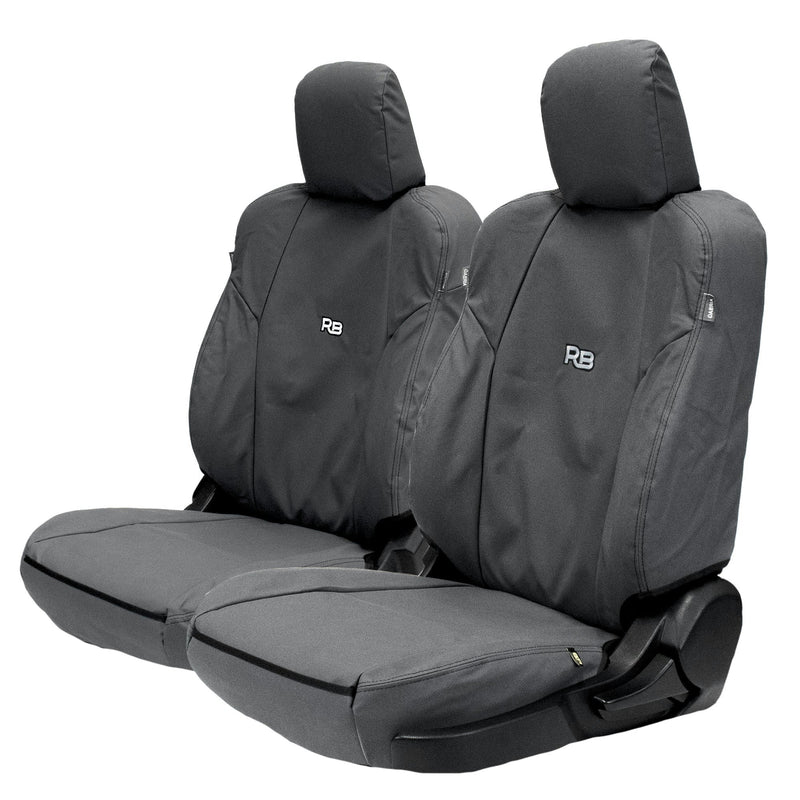 Razorback 4x4 XP7 Heavy Duty Canvas 2x Front Seat Covers Suitable for a Mazda BT-50 TF