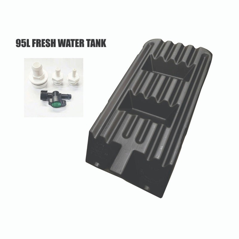 Pickup Only - HUME Water Tank Pack 95L Fresh Water Tank + Tank Cover + One Pair Tank Brackets