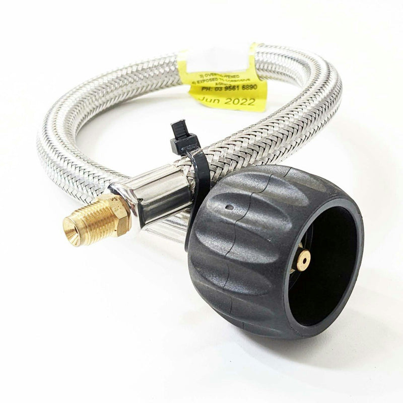 Plenty River Plumbing PR5360 Double Gas Regulator Flexi Hose 450mm