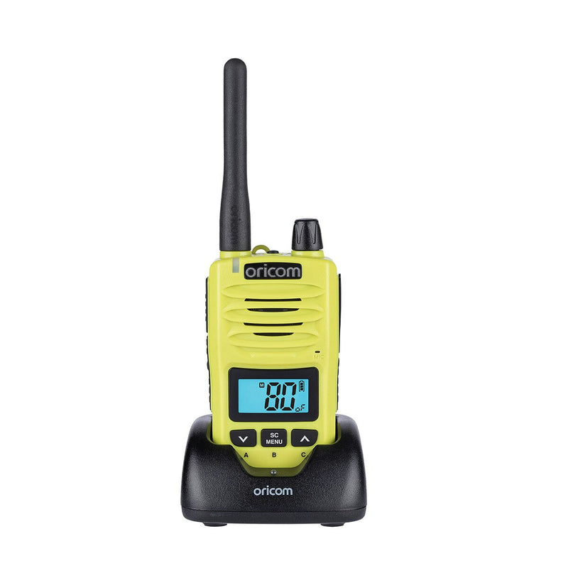 Oricom DTX600 Lime Waterproof IP67 5 Watt Handheld UHF CB Radio