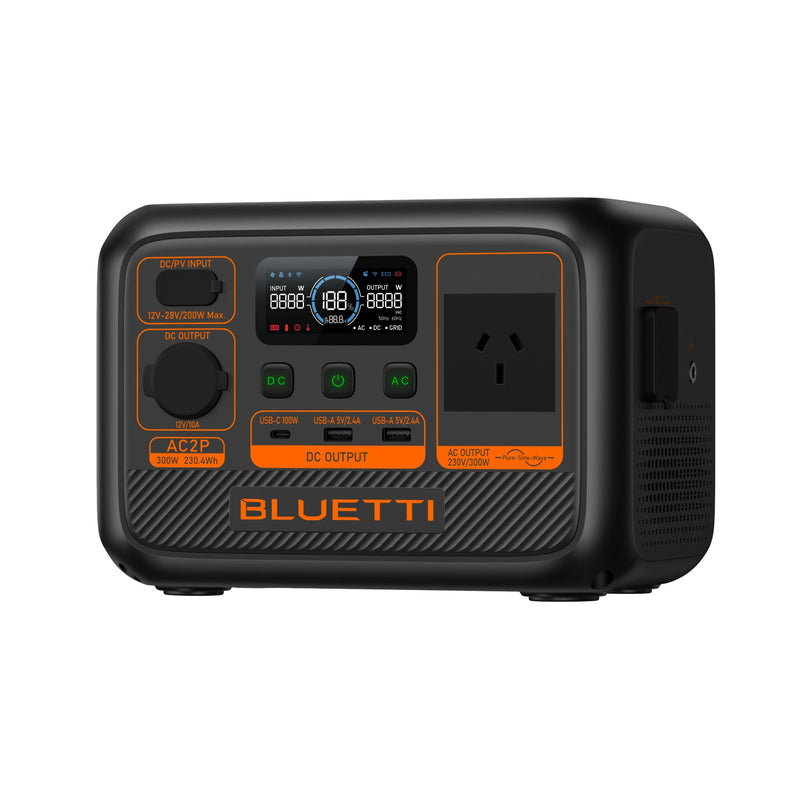 BLUETTI AC2P Portable Power Station | 300W 230.4Wh