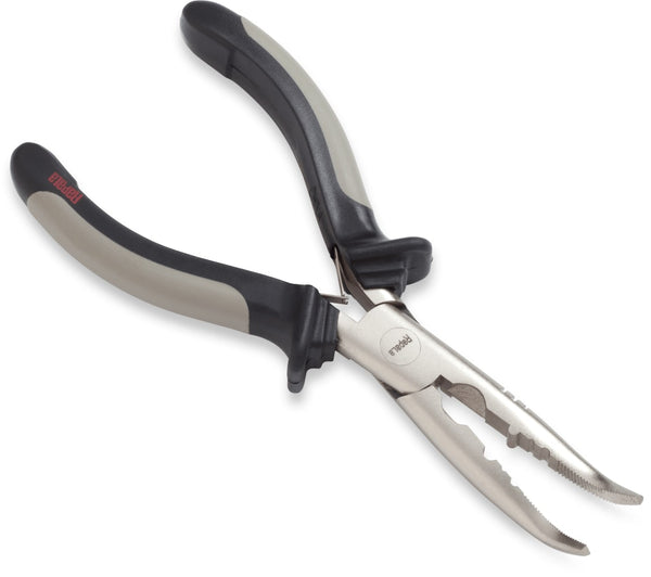 Rapala 6 1/2 Curved Fisherman's Pliers With Side Cutter and Crimping Function