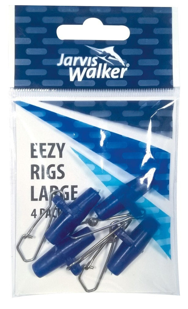 4 Pack of Large Jarvis Walker Eezy Sinker Rigs-Swiftly Changes Your Fishing Rigs