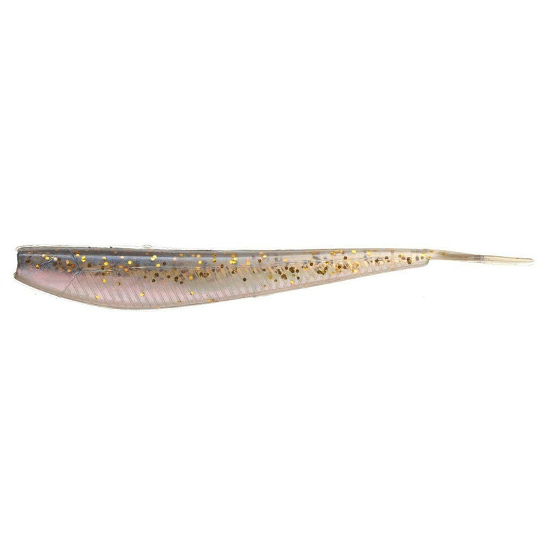 8 Pack of 4 Inch Bite Science Mad Minnow Soft Plastic Lures - UV Purple Pearl